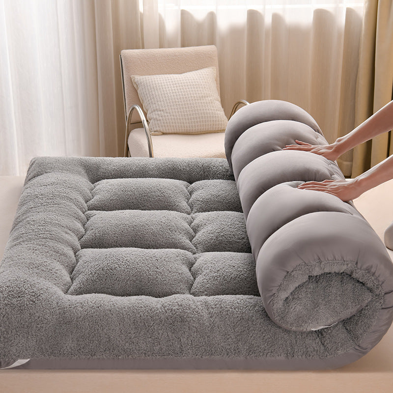 SLOWEN Thickened Mattress Three-dimensional Feather Velvet Mattress Sheet