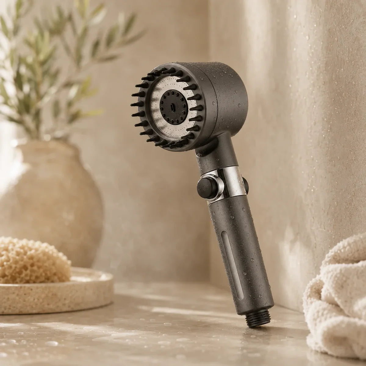 SLOWEN Supercharged Shower Head Shower Set Household Handheld Shower Head Bathroom Bracket